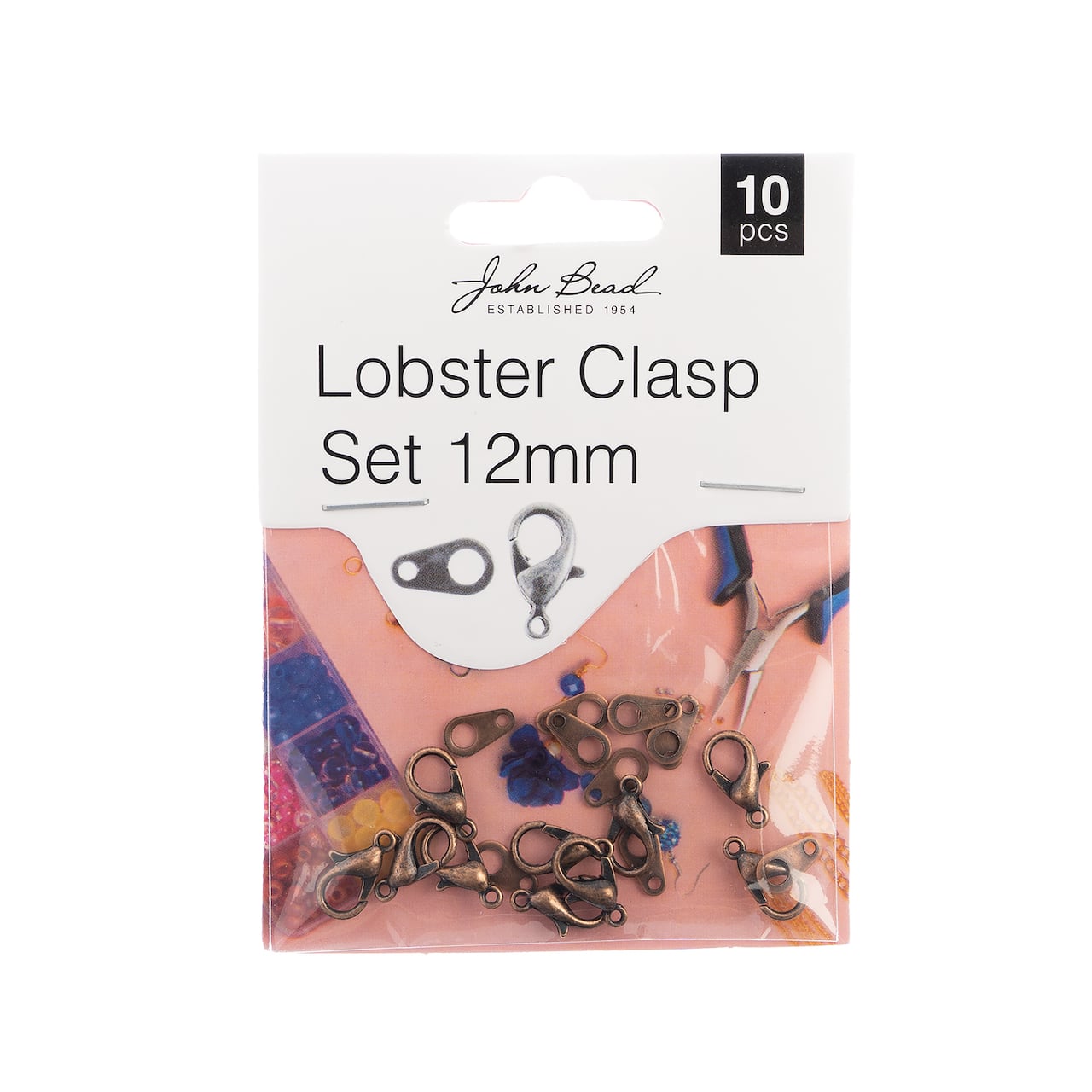 John Bead Must Have Findings 12mm Lobster Clasps